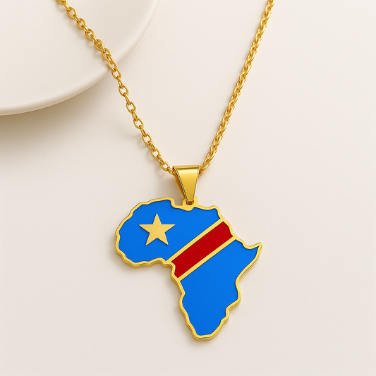 Demokratische Republik Kongo Halskette