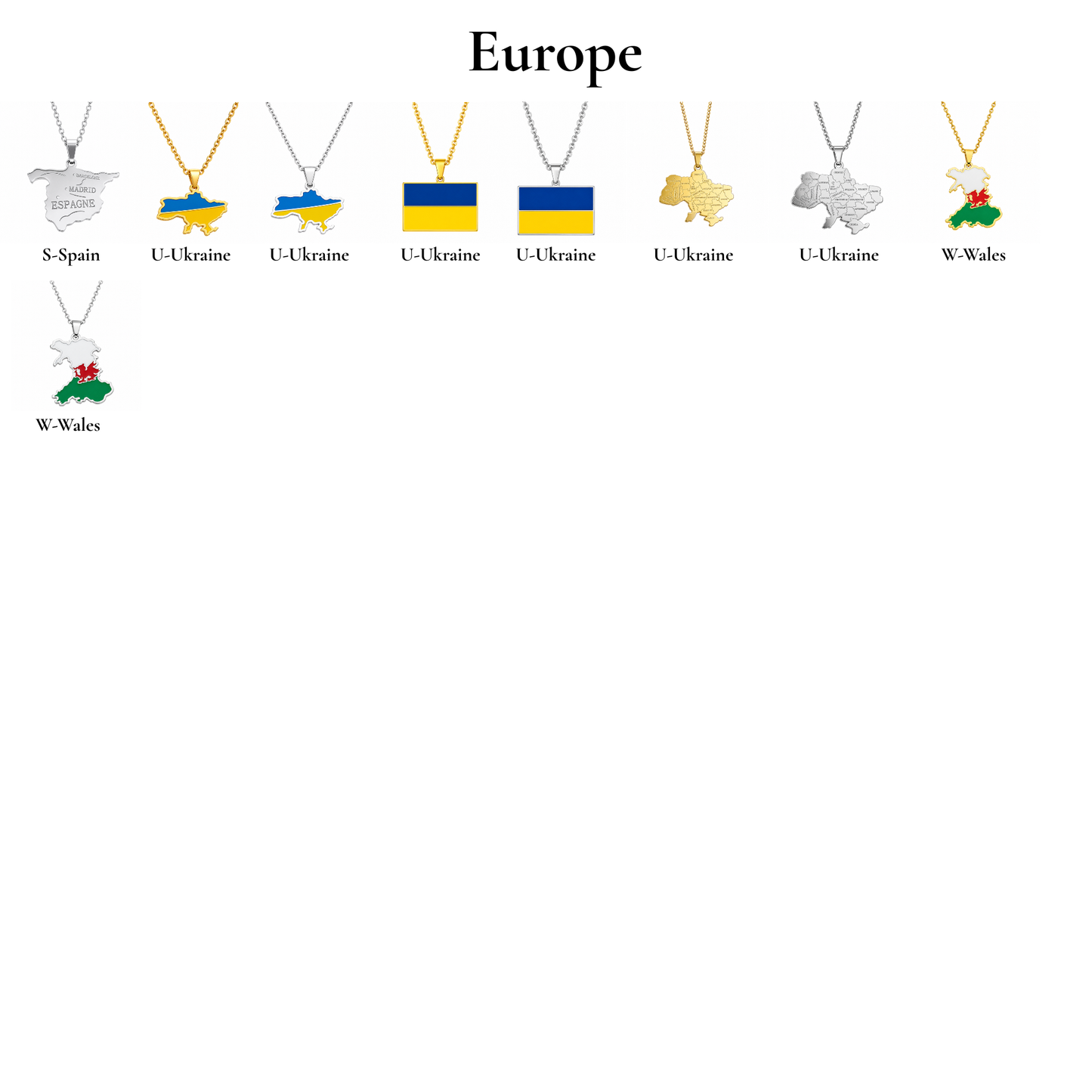 Länderkette Anhänger Halskette – Edelstahl, Gold- & Silber-Optik, 140+ Länder & Kulturen – Unisex Geschenk für Männer und Frauen – Perfekt für Geburtstage, Weihnachten und als Zeichen deiner Wurzeln