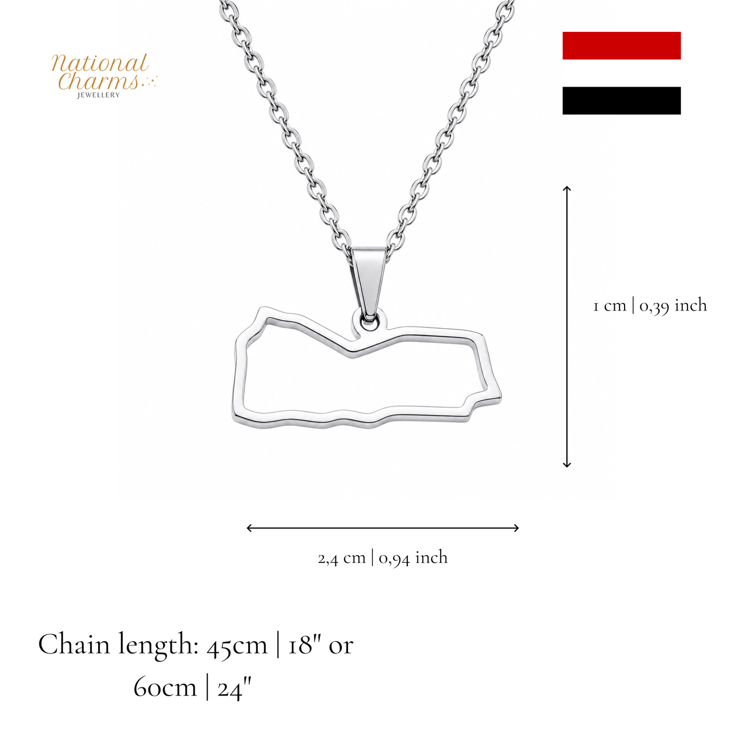 Länderkette Anhänger Halskette – Edelstahl, Gold- & Silber-Optik, 140+ Länder & Kulturen – Unisex Geschenk für Männer und Frauen – Perfekt für Geburtstage, Weihnachten und als Zeichen deiner Wurzeln