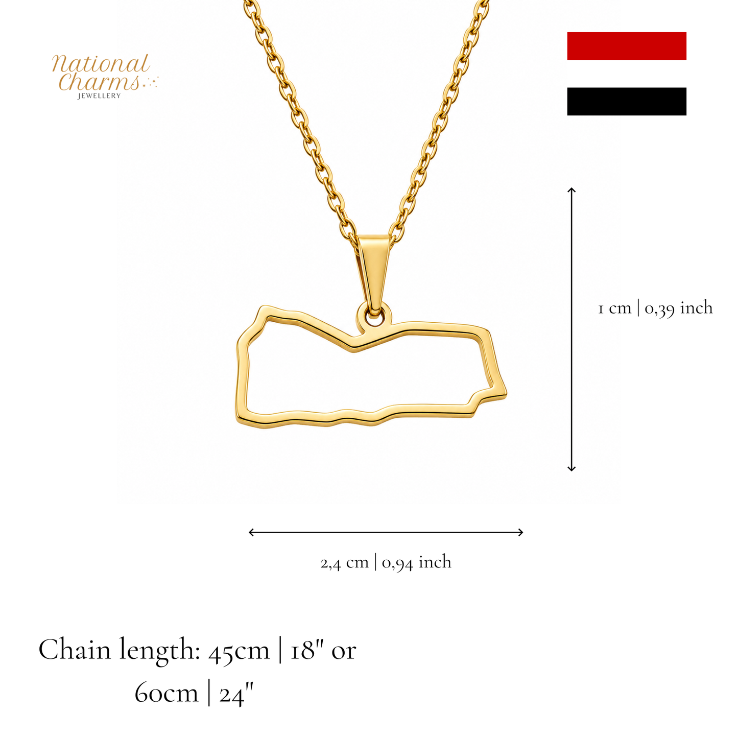 Länderkette Anhänger Halskette – Edelstahl, Gold- & Silber-Optik, 140+ Länder & Kulturen – Unisex Geschenk für Männer und Frauen – Perfekt für Geburtstage, Weihnachten und als Zeichen deiner Wurzeln