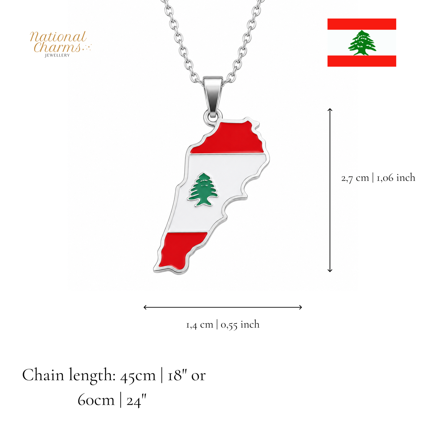 Länderkette Anhänger Halskette – Edelstahl, Gold- & Silber-Optik, 140+ Länder & Kulturen – Unisex Geschenk für Männer und Frauen – Perfekt für Geburtstage, Weihnachten und als Zeichen deiner Wurzeln