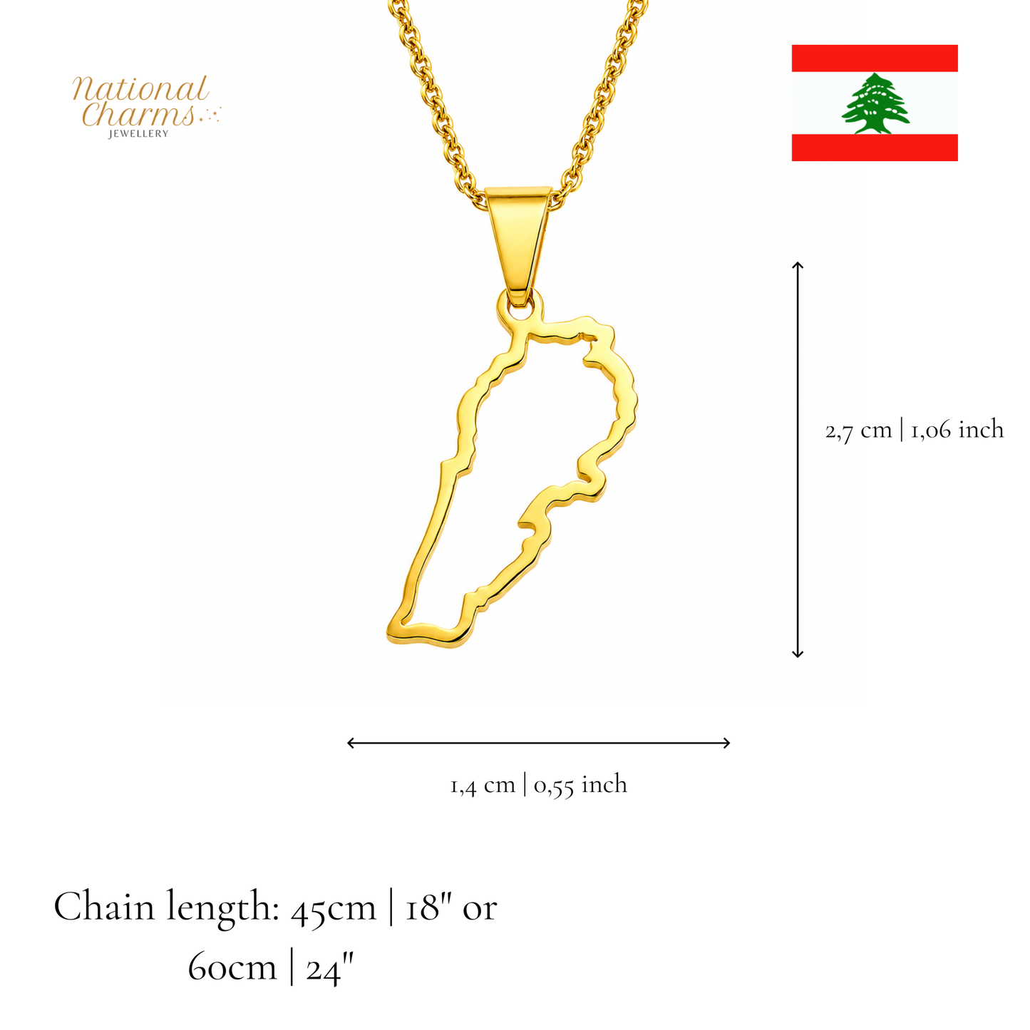 Länderkette Anhänger Halskette – Edelstahl, Gold- & Silber-Optik, 140+ Länder & Kulturen – Unisex Geschenk für Männer und Frauen – Perfekt für Geburtstage, Weihnachten und als Zeichen deiner Wurzeln