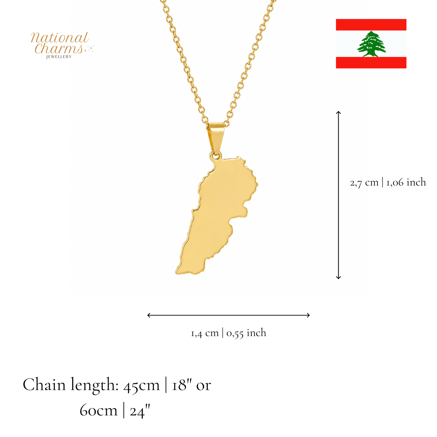 Länderkette Anhänger Halskette – Edelstahl, Gold- & Silber-Optik, 140+ Länder & Kulturen – Unisex Geschenk für Männer und Frauen – Perfekt für Geburtstage, Weihnachten und als Zeichen deiner Wurzeln