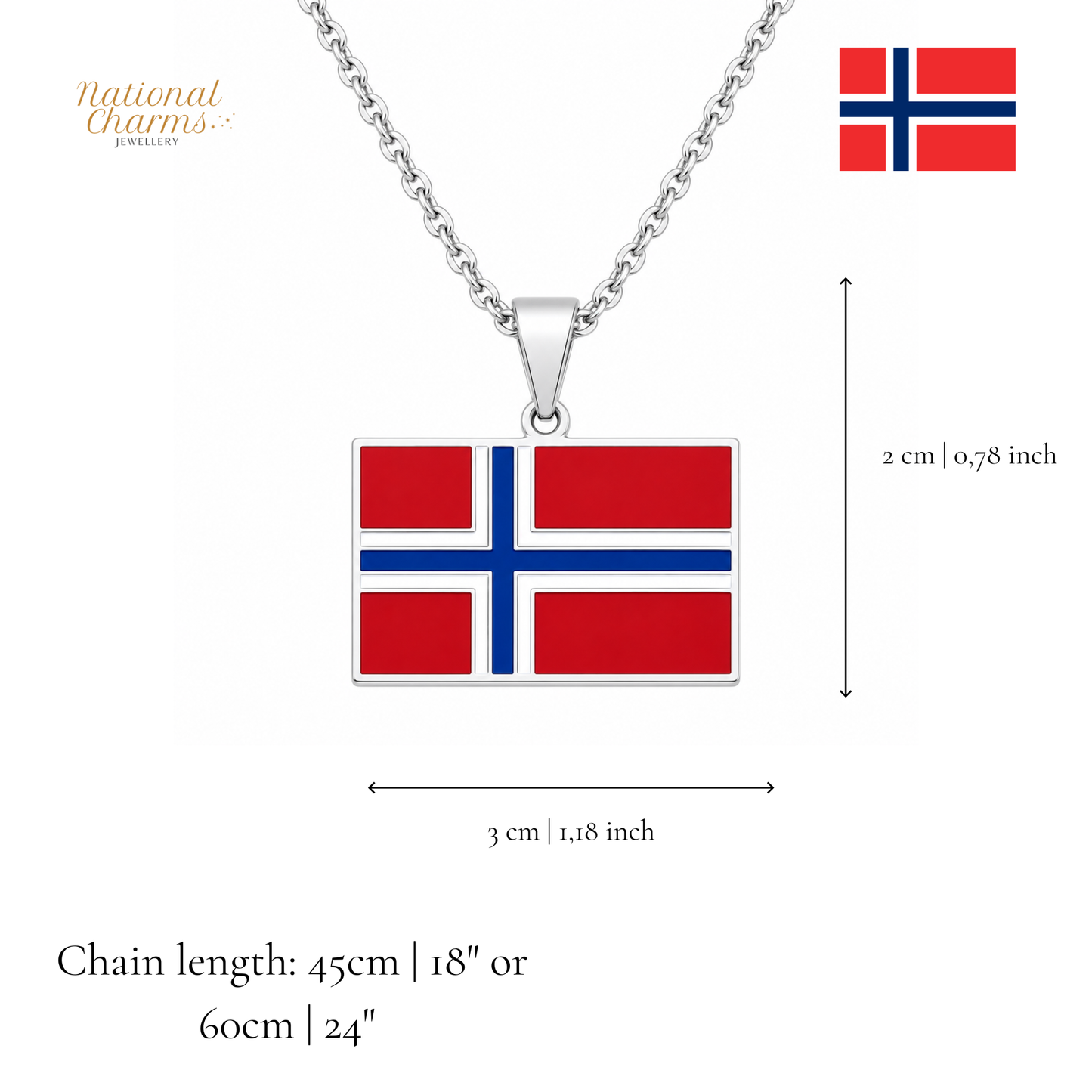 Länderkette Anhänger Halskette – Edelstahl, Gold- & Silber-Optik, 140+ Länder & Kulturen – Unisex Geschenk für Männer und Frauen – Perfekt für Geburtstage, Weihnachten und als Zeichen deiner Wurzeln