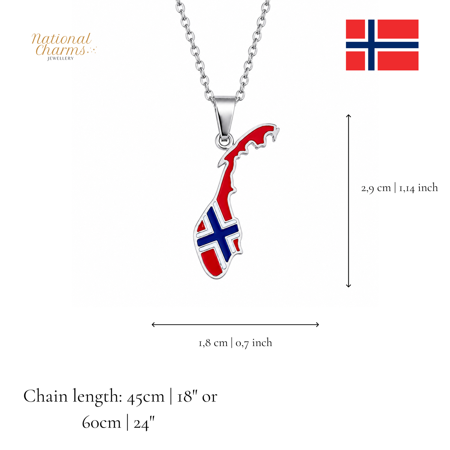 Länderkette Anhänger Halskette – Edelstahl, Gold- & Silber-Optik, 140+ Länder & Kulturen – Unisex Geschenk für Männer und Frauen – Perfekt für Geburtstage, Weihnachten und als Zeichen deiner Wurzeln