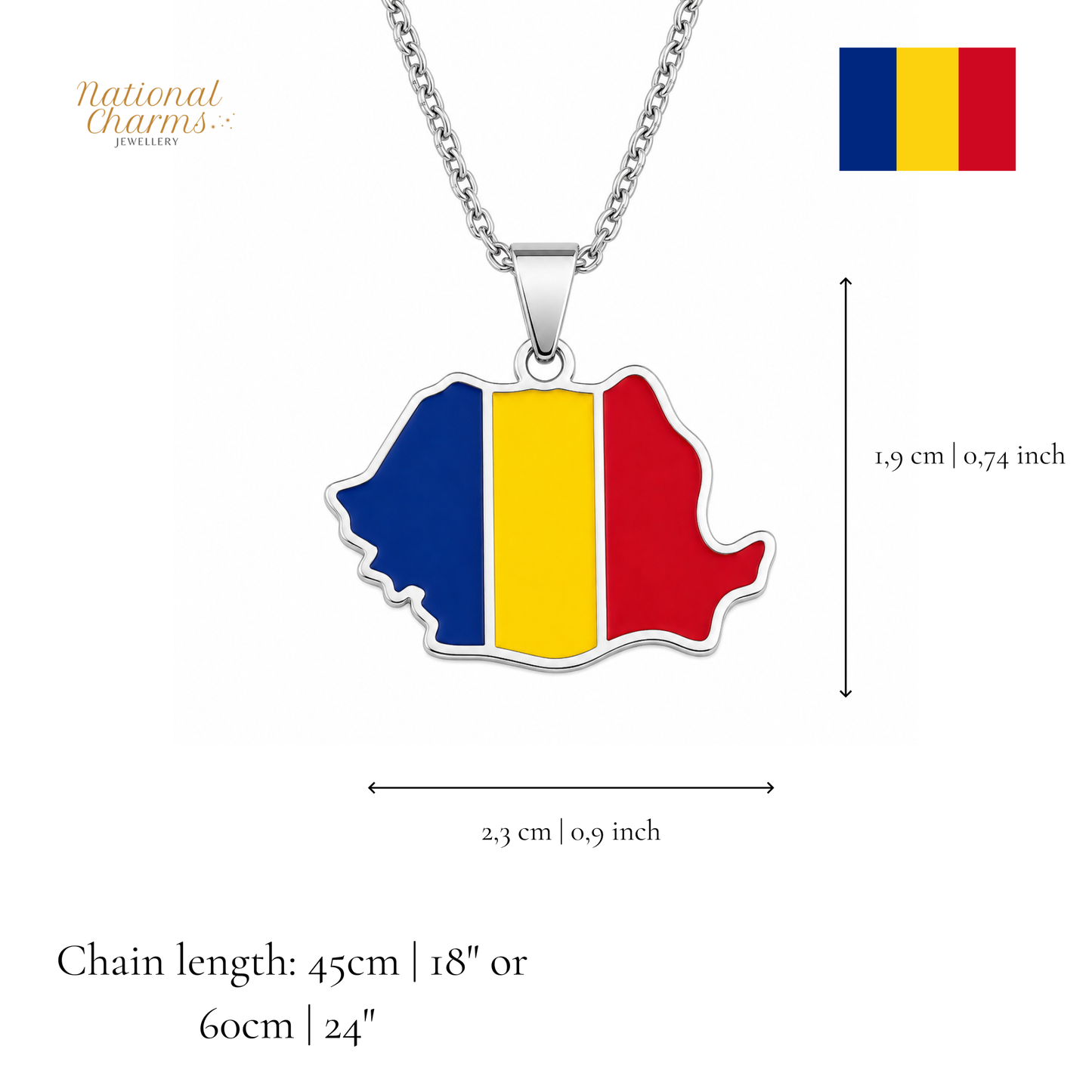 Länderkette Anhänger Halskette – Edelstahl, Gold- & Silber-Optik, 140+ Länder & Kulturen – Unisex Geschenk für Männer und Frauen – Perfekt für Geburtstage, Weihnachten und als Zeichen deiner Wurzeln