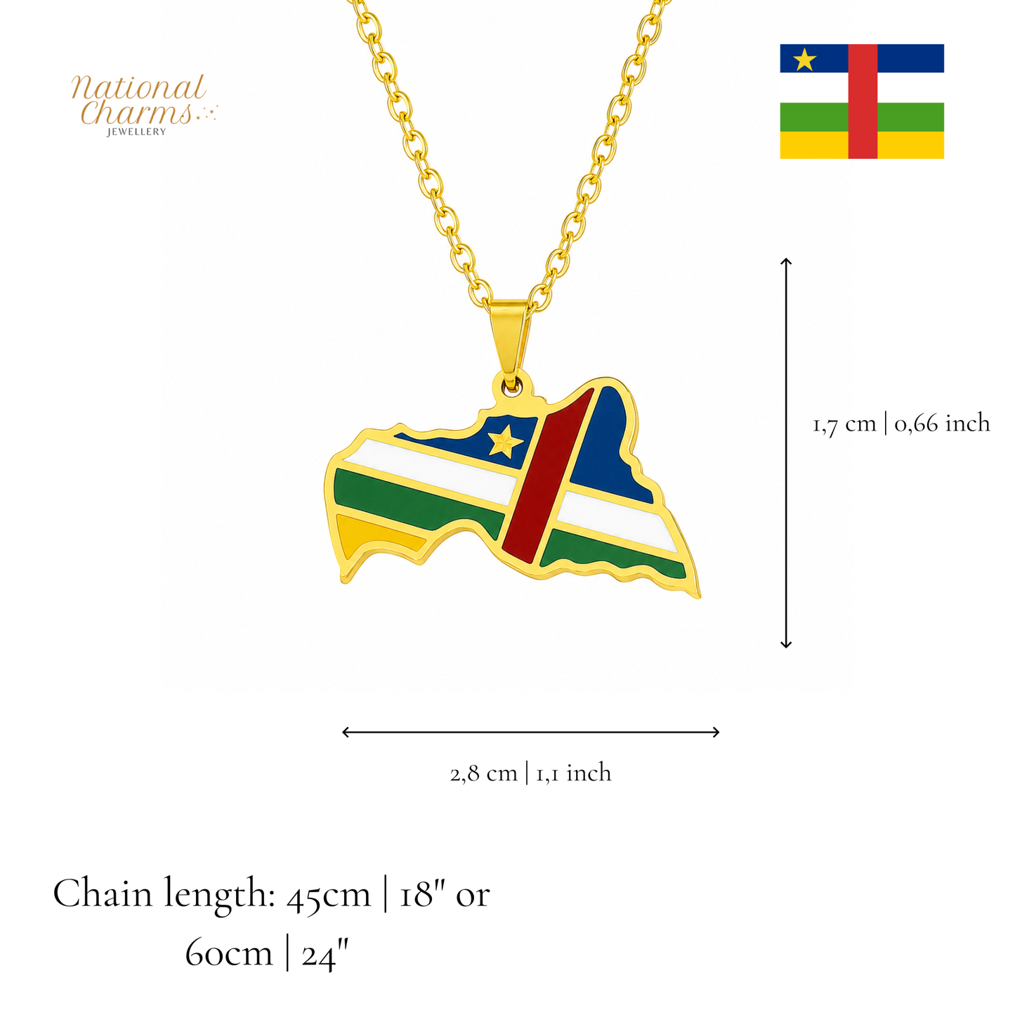Länderkette Anhänger Halskette – Edelstahl, Gold- & Silber-Optik, 140+ Länder & Kulturen – Unisex Geschenk für Männer und Frauen – Perfekt für Geburtstage, Weihnachten und als Zeichen deiner Wurzeln