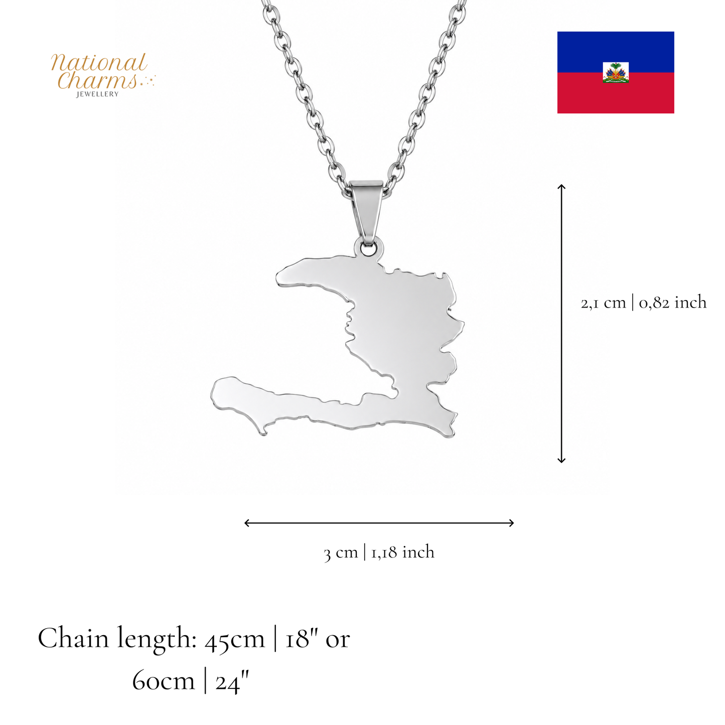 Länderkette Anhänger Halskette – Edelstahl, Gold- & Silber-Optik, 140+ Länder & Kulturen – Unisex Geschenk für Männer und Frauen – Perfekt für Geburtstage, Weihnachten und als Zeichen deiner Wurzeln