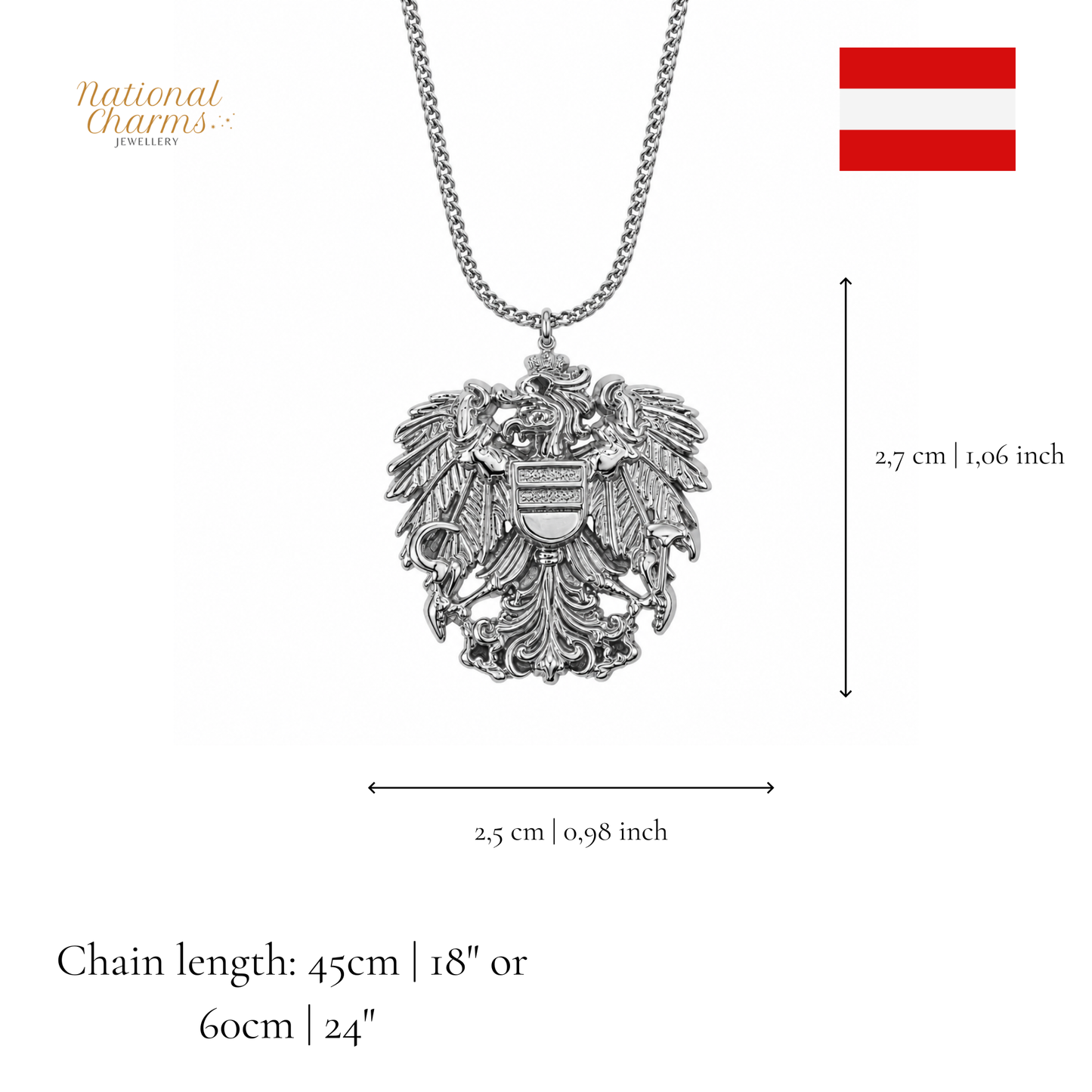 Länderkette Anhänger Halskette – Edelstahl, Gold- & Silber-Optik, 140+ Länder & Kulturen – Unisex Geschenk für Männer und Frauen – Perfekt für Geburtstage, Weihnachten und als Zeichen deiner Wurzeln