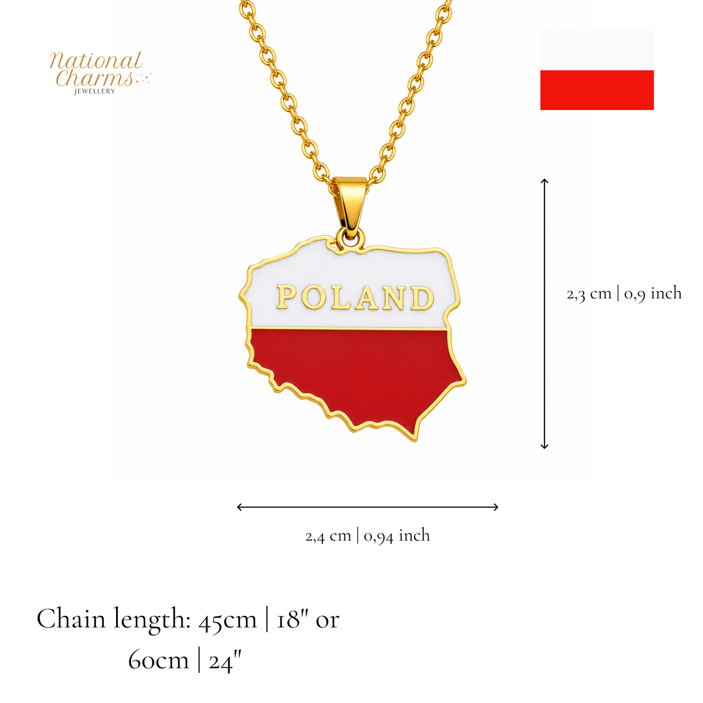 Länderkette Anhänger Halskette – Edelstahl, Gold- & Silber-Optik, 140+ Länder & Kulturen – Unisex Geschenk für Männer und Frauen – Perfekt für Geburtstage, Weihnachten und als Zeichen deiner Wurzeln