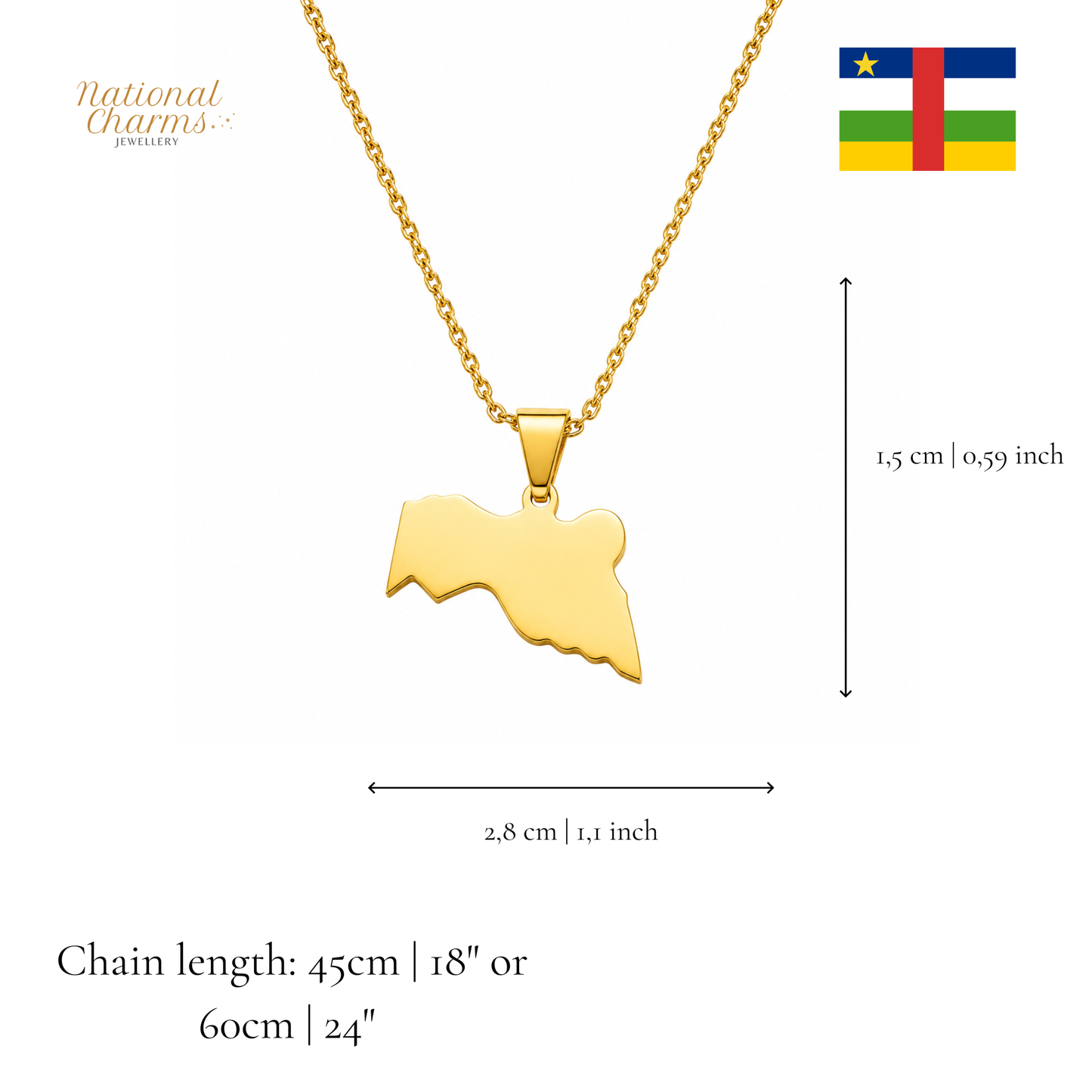 Länderkette Anhänger Halskette – Edelstahl, Gold- & Silber-Optik, 140+ Länder & Kulturen – Unisex Geschenk für Männer und Frauen – Perfekt für Geburtstage, Weihnachten und als Zeichen deiner Wurzeln