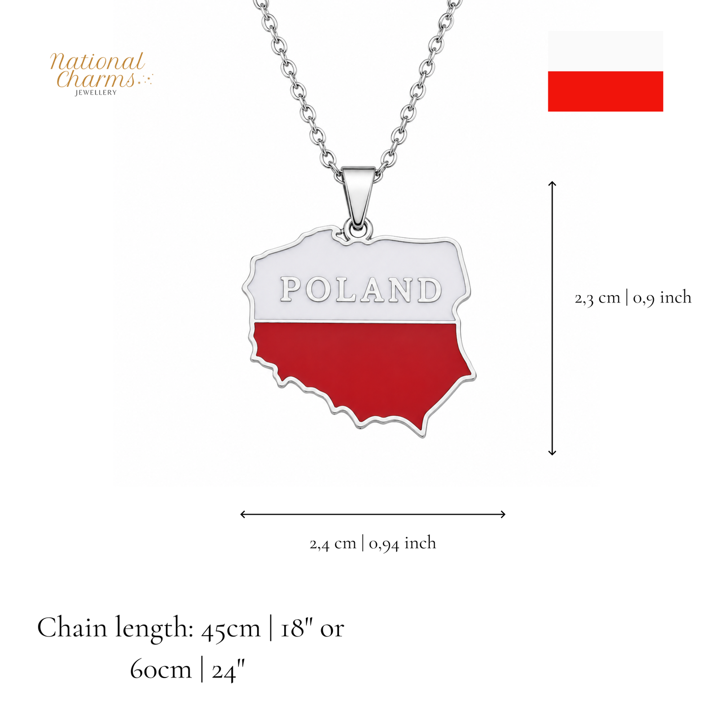 Länderkette Anhänger Halskette – Edelstahl, Gold- & Silber-Optik, 140+ Länder & Kulturen – Unisex Geschenk für Männer und Frauen – Perfekt für Geburtstage, Weihnachten und als Zeichen deiner Wurzeln