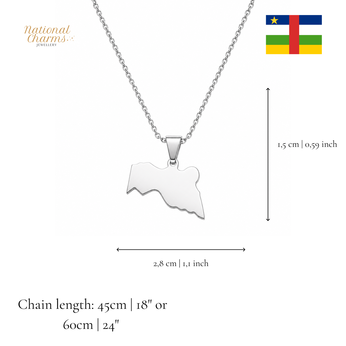 Länderkette Anhänger Halskette – Edelstahl, Gold- & Silber-Optik, 140+ Länder & Kulturen – Unisex Geschenk für Männer und Frauen – Perfekt für Geburtstage, Weihnachten und als Zeichen deiner Wurzeln
