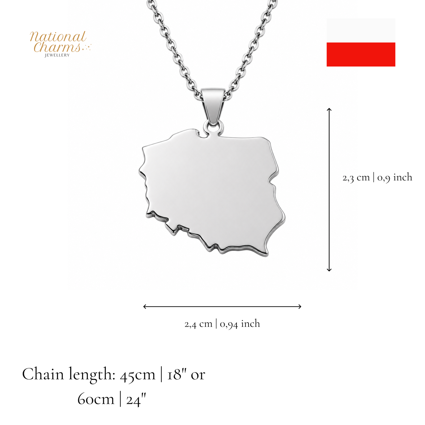 Länderkette Anhänger Halskette – Edelstahl, Gold- & Silber-Optik, 140+ Länder & Kulturen – Unisex Geschenk für Männer und Frauen – Perfekt für Geburtstage, Weihnachten und als Zeichen deiner Wurzeln