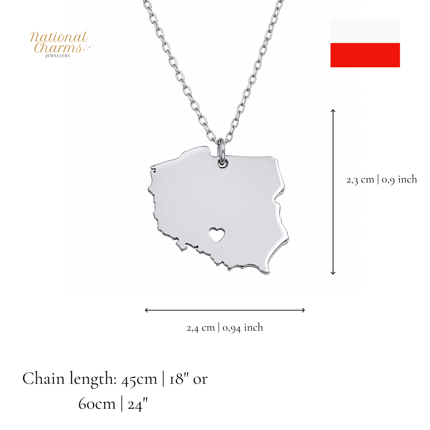 Länderkette Anhänger Halskette – Edelstahl, Gold- & Silber-Optik, 140+ Länder & Kulturen – Unisex Geschenk für Männer und Frauen – Perfekt für Geburtstage, Weihnachten und als Zeichen deiner Wurzeln