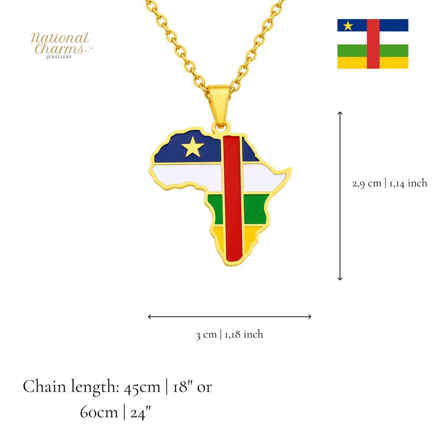 Länderkette Anhänger Halskette – Edelstahl, Gold- & Silber-Optik, 140+ Länder & Kulturen – Unisex Geschenk für Männer und Frauen – Perfekt für Geburtstage, Weihnachten und als Zeichen deiner Wurzeln