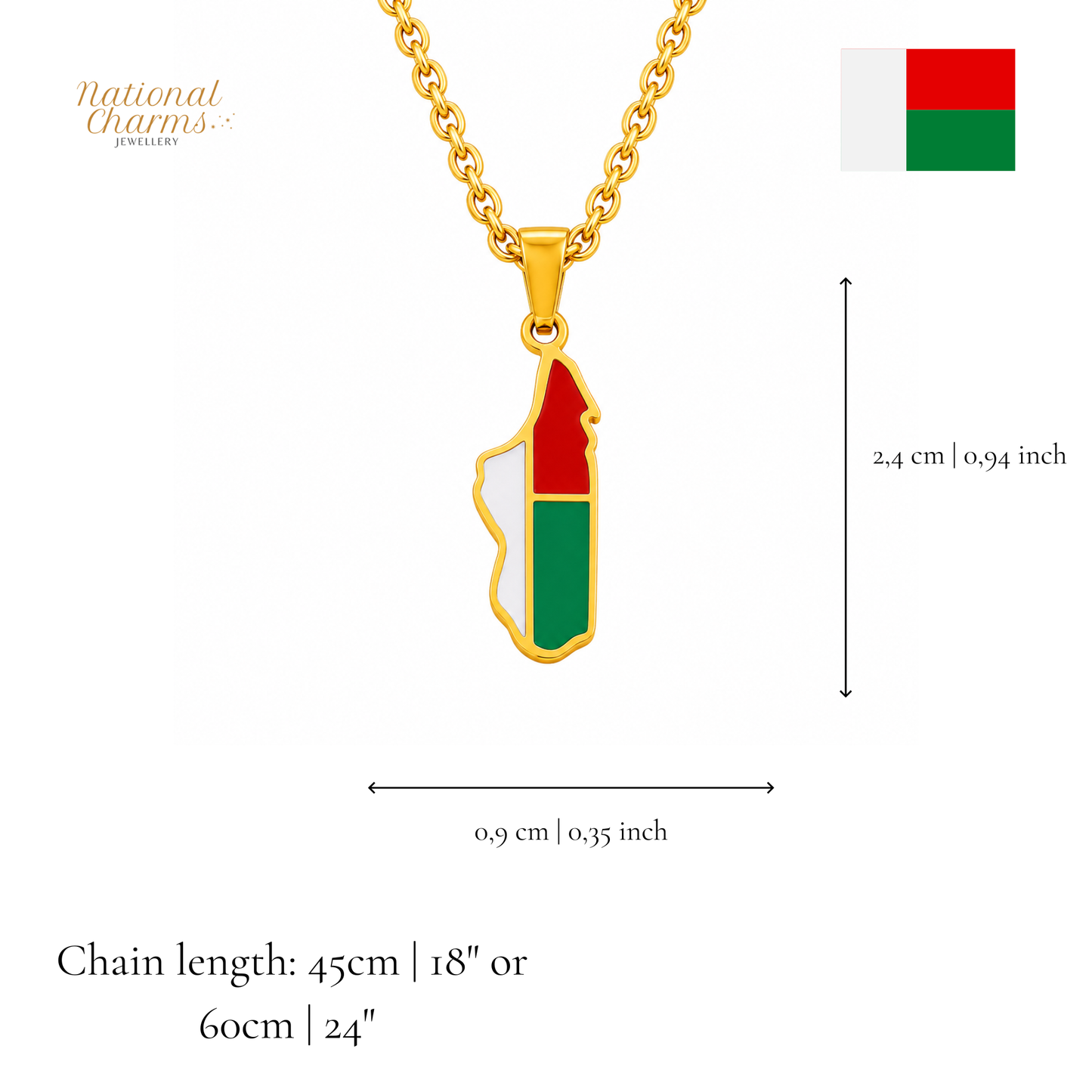 Länderkette Anhänger Halskette – Edelstahl, Gold- & Silber-Optik, 140+ Länder & Kulturen – Unisex Geschenk für Männer und Frauen – Perfekt für Geburtstage, Weihnachten und als Zeichen deiner Wurzeln