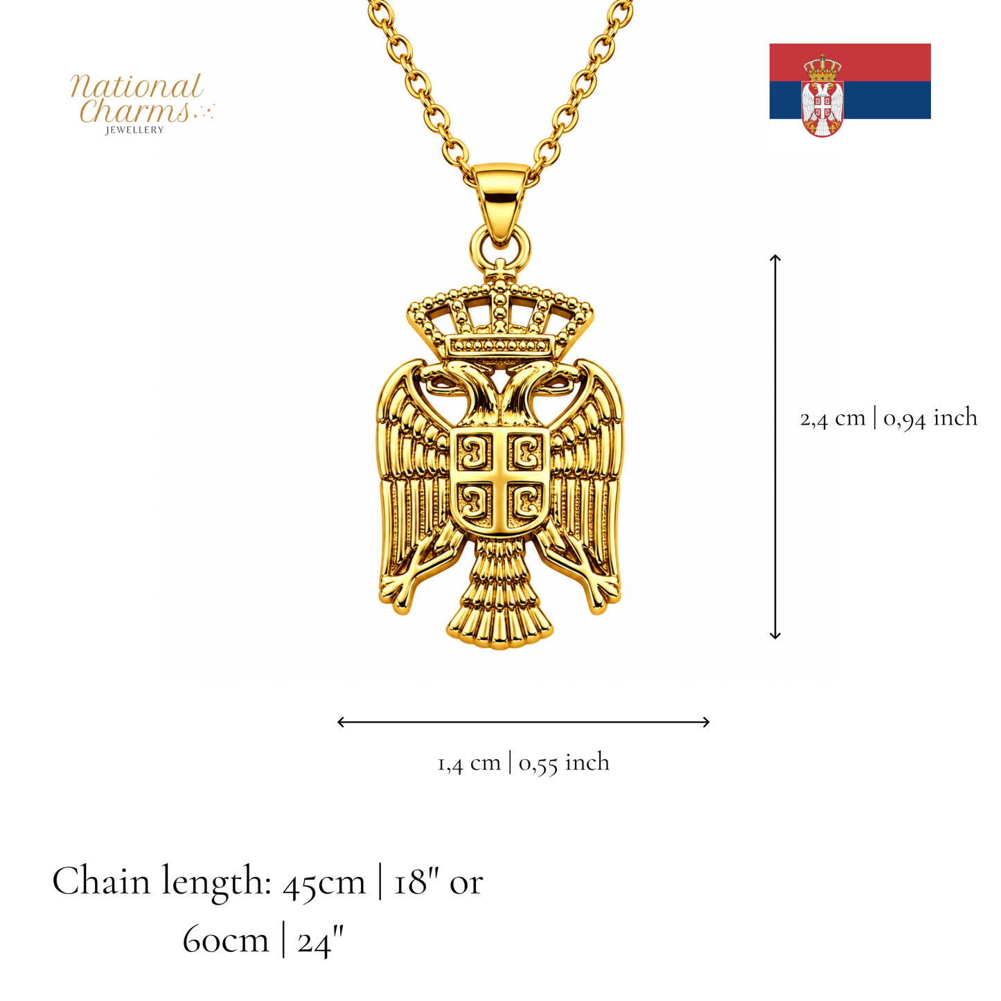 Länderkette Anhänger Halskette – Edelstahl, Gold- & Silber-Optik, 140+ Länder & Kulturen – Unisex Geschenk für Männer und Frauen – Perfekt für Geburtstage, Weihnachten und als Zeichen deiner Wurzeln