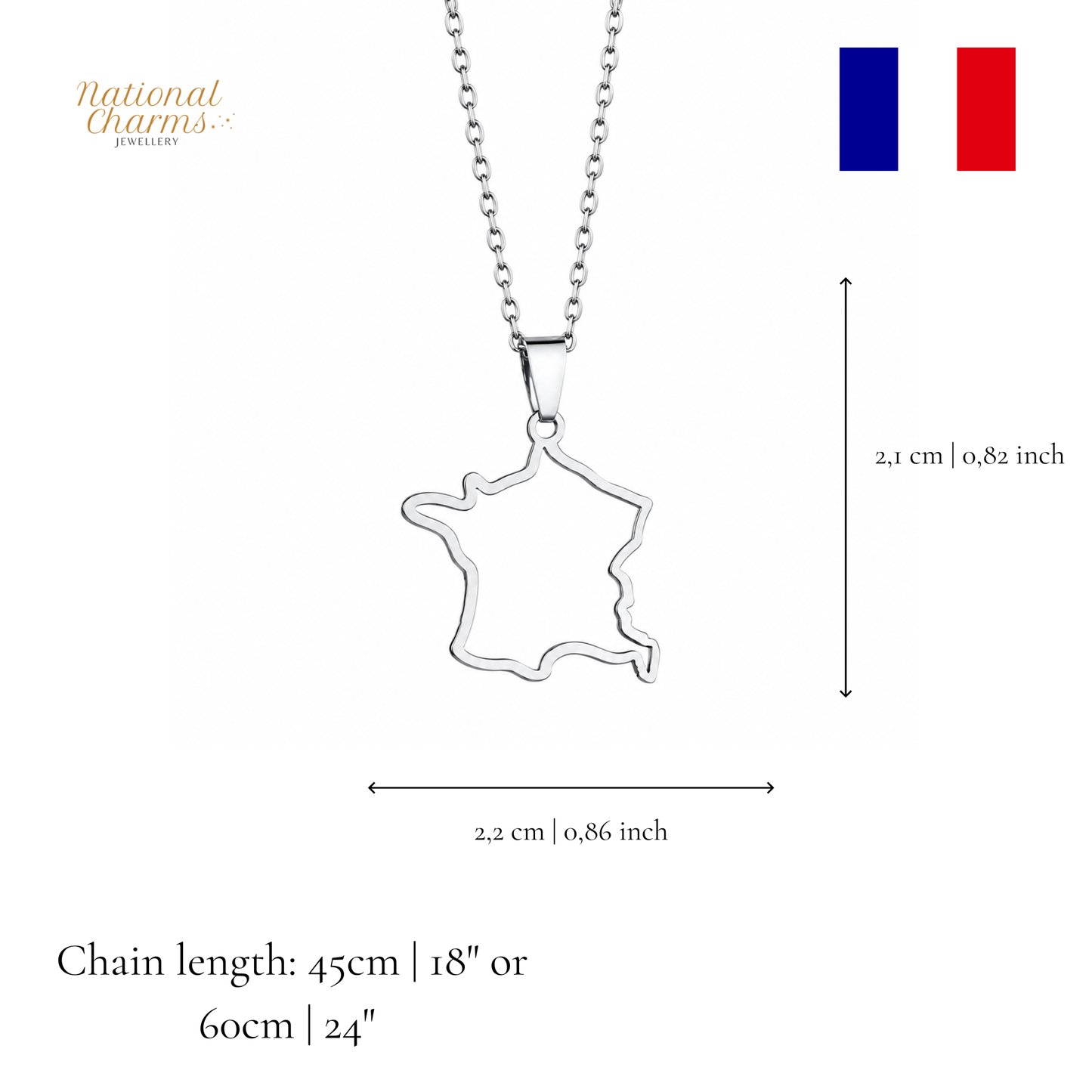 Länderkette Anhänger Halskette – Edelstahl, Gold- & Silber-Optik, 140+ Länder & Kulturen – Unisex Geschenk für Männer und Frauen – Perfekt für Geburtstage, Weihnachten und als Zeichen deiner Wurzeln