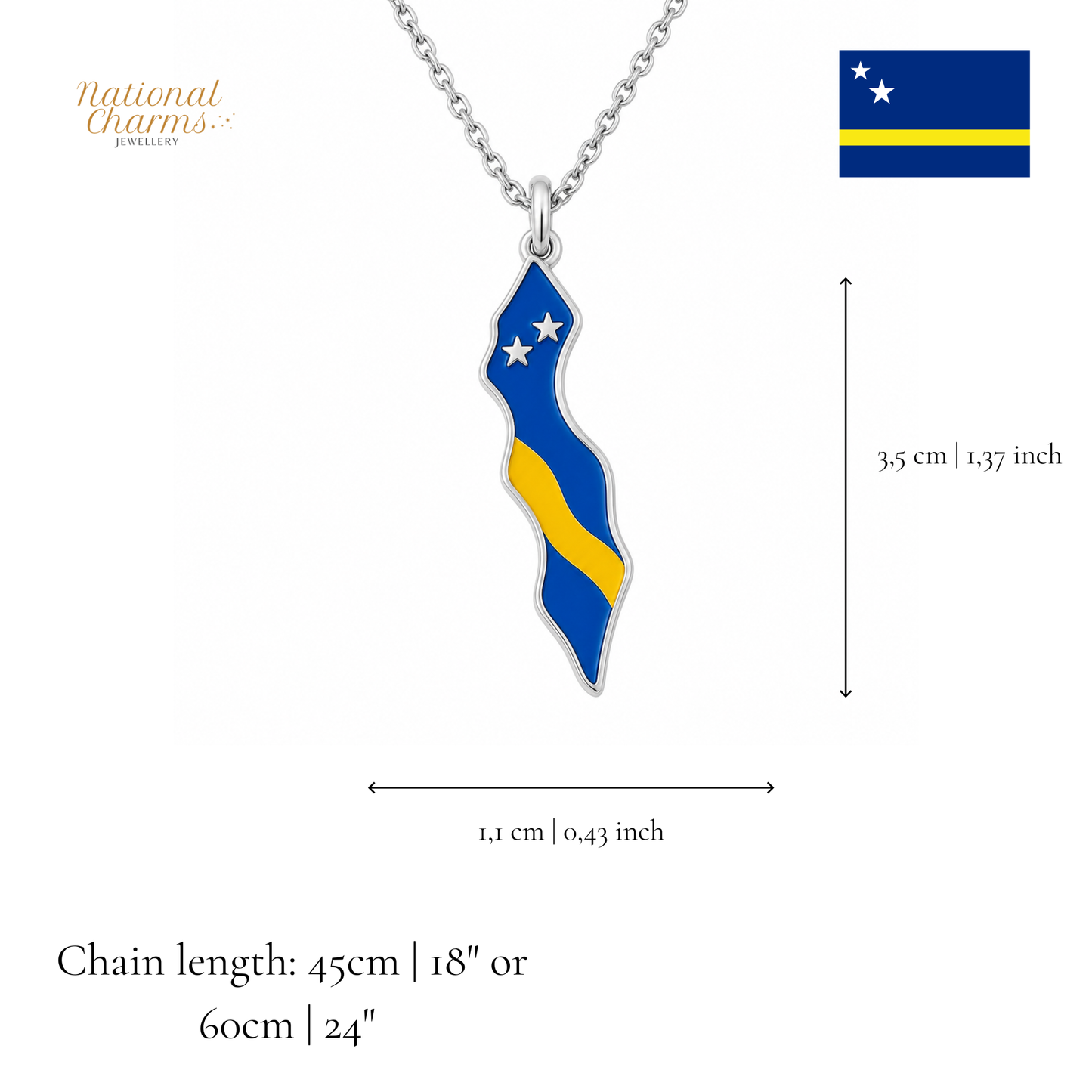 Länderkette Anhänger Halskette – Edelstahl, Gold- & Silber-Optik, 140+ Länder & Kulturen – Unisex Geschenk für Männer und Frauen – Perfekt für Geburtstage, Weihnachten und als Zeichen deiner Wurzeln