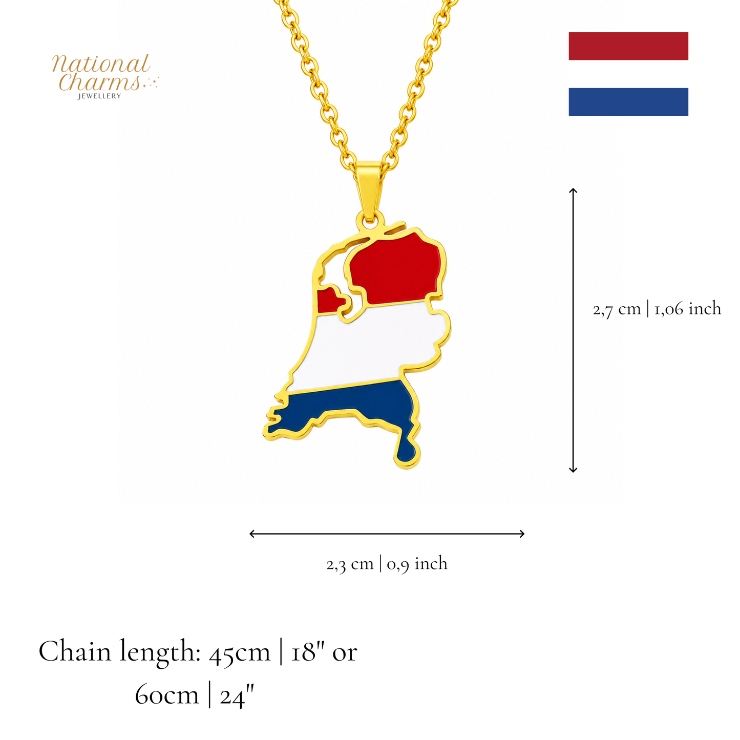 Länderkette Anhänger Halskette – Edelstahl, Gold- & Silber-Optik, 140+ Länder & Kulturen – Unisex Geschenk für Männer und Frauen – Perfekt für Geburtstage, Weihnachten und als Zeichen deiner Wurzeln