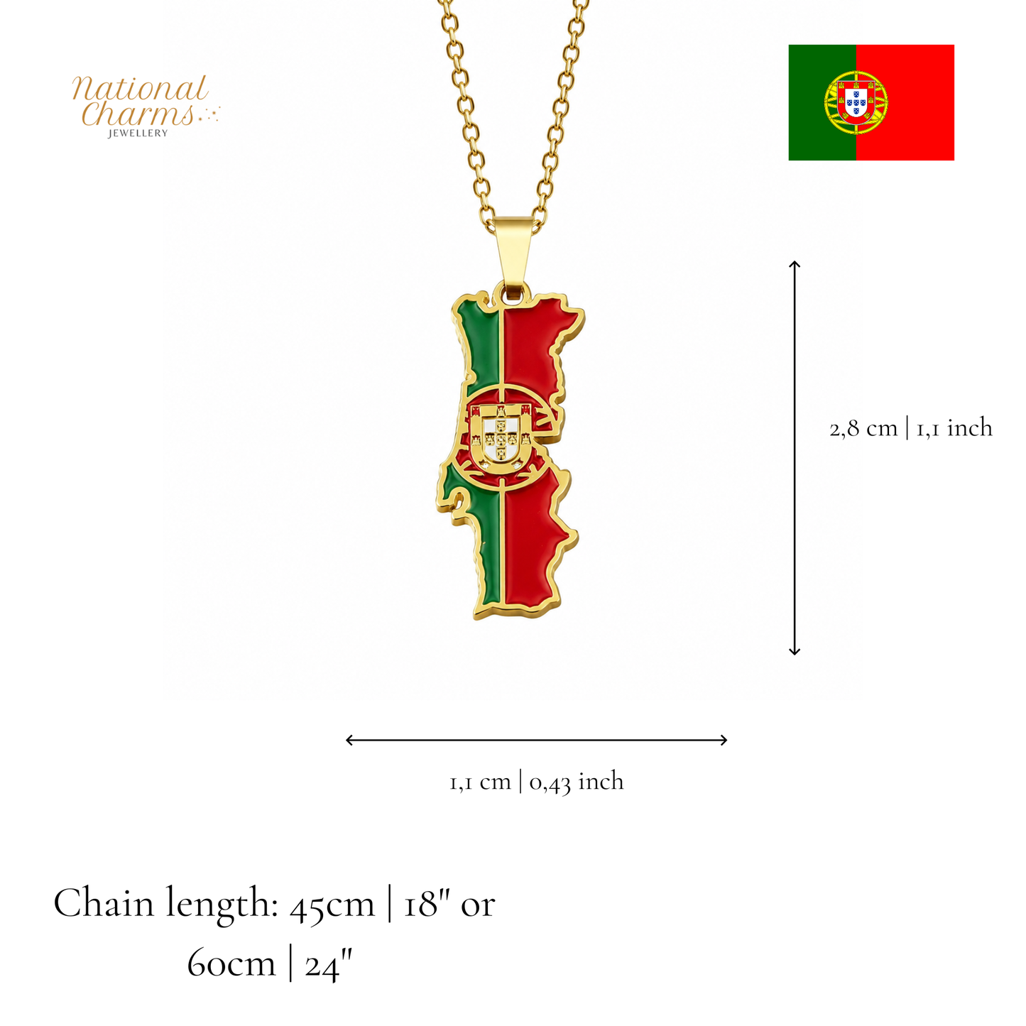 Länderkette Anhänger Halskette – Edelstahl, Gold- & Silber-Optik, 140+ Länder & Kulturen – Unisex Geschenk für Männer und Frauen – Perfekt für Geburtstage, Weihnachten und als Zeichen deiner Wurzeln
