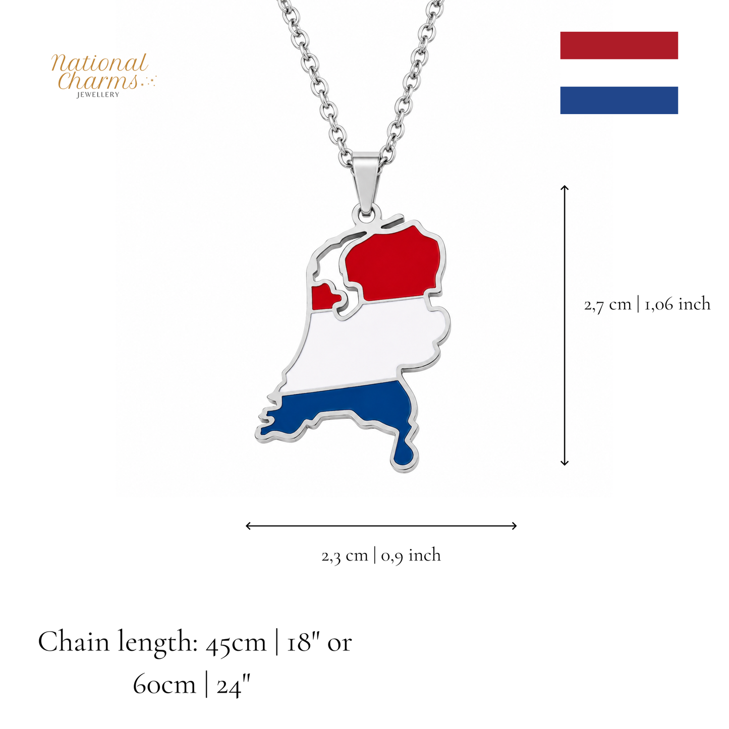 Länderkette Anhänger Halskette – Edelstahl, Gold- & Silber-Optik, 140+ Länder & Kulturen – Unisex Geschenk für Männer und Frauen – Perfekt für Geburtstage, Weihnachten und als Zeichen deiner Wurzeln