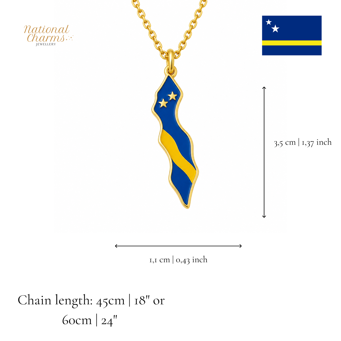 Länderkette Anhänger Halskette – Edelstahl, Gold- & Silber-Optik, 140+ Länder & Kulturen – Unisex Geschenk für Männer und Frauen – Perfekt für Geburtstage, Weihnachten und als Zeichen deiner Wurzeln