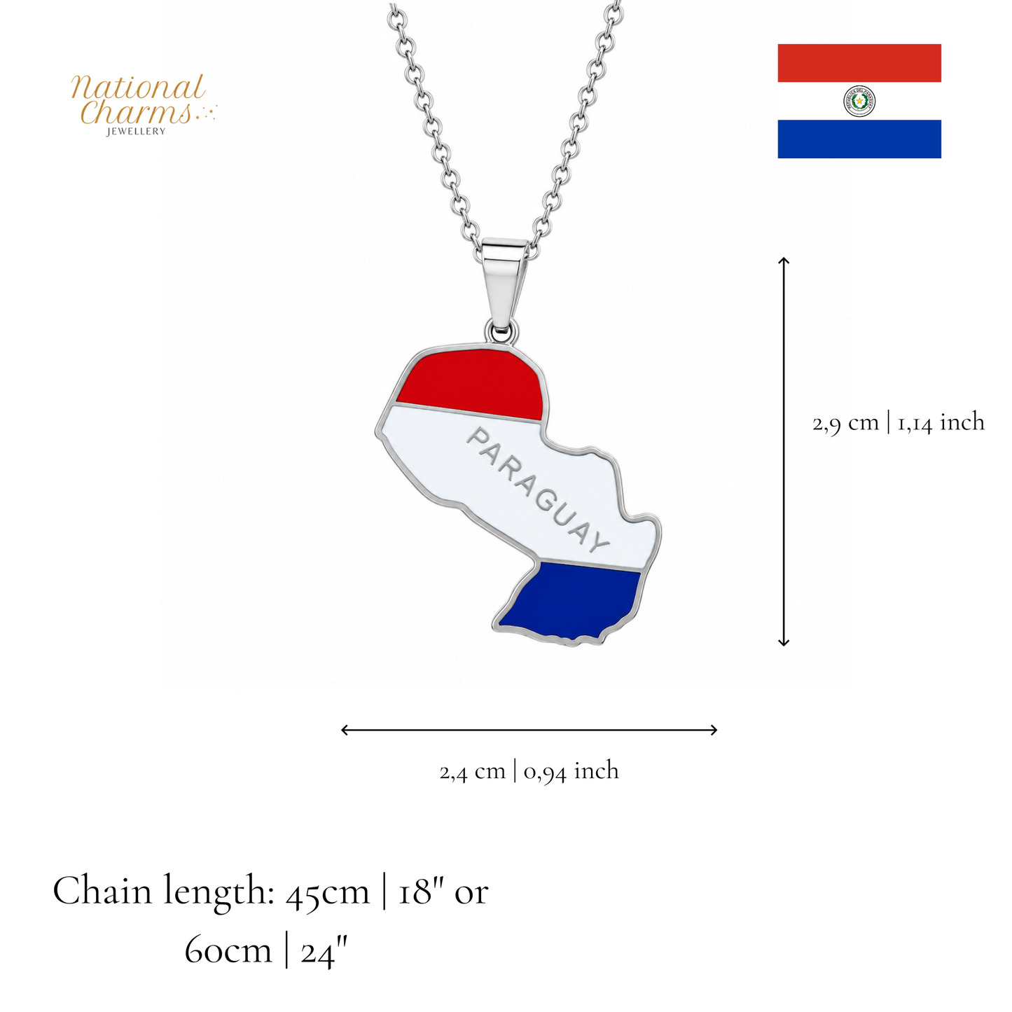 Länderkette Anhänger Halskette – Edelstahl, Gold- & Silber-Optik, 140+ Länder & Kulturen – Unisex Geschenk für Männer und Frauen – Perfekt für Geburtstage, Weihnachten und als Zeichen deiner Wurzeln
