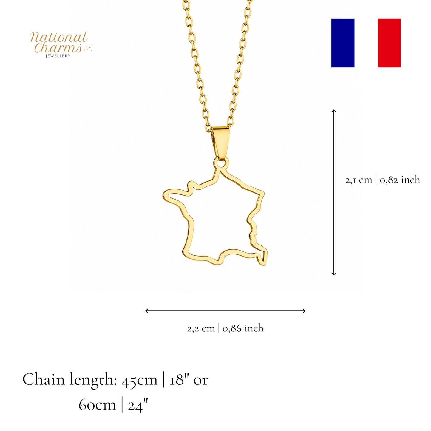 Länderkette Anhänger Halskette – Edelstahl, Gold- & Silber-Optik, 140+ Länder & Kulturen – Unisex Geschenk für Männer und Frauen – Perfekt für Geburtstage, Weihnachten und als Zeichen deiner Wurzeln